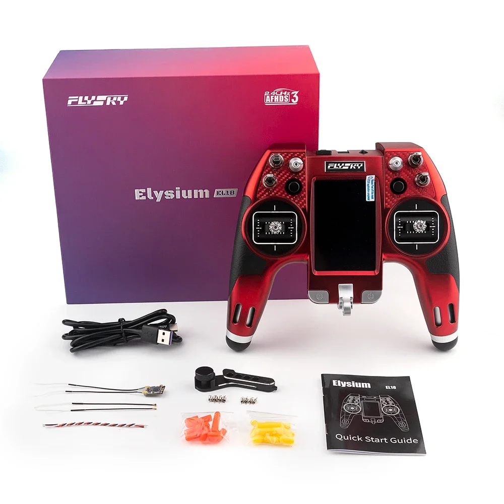 Flysky El18 Radio Transmitter - FLYSKY EL18 2.4G AFHDS3 EdgeTX ناقل