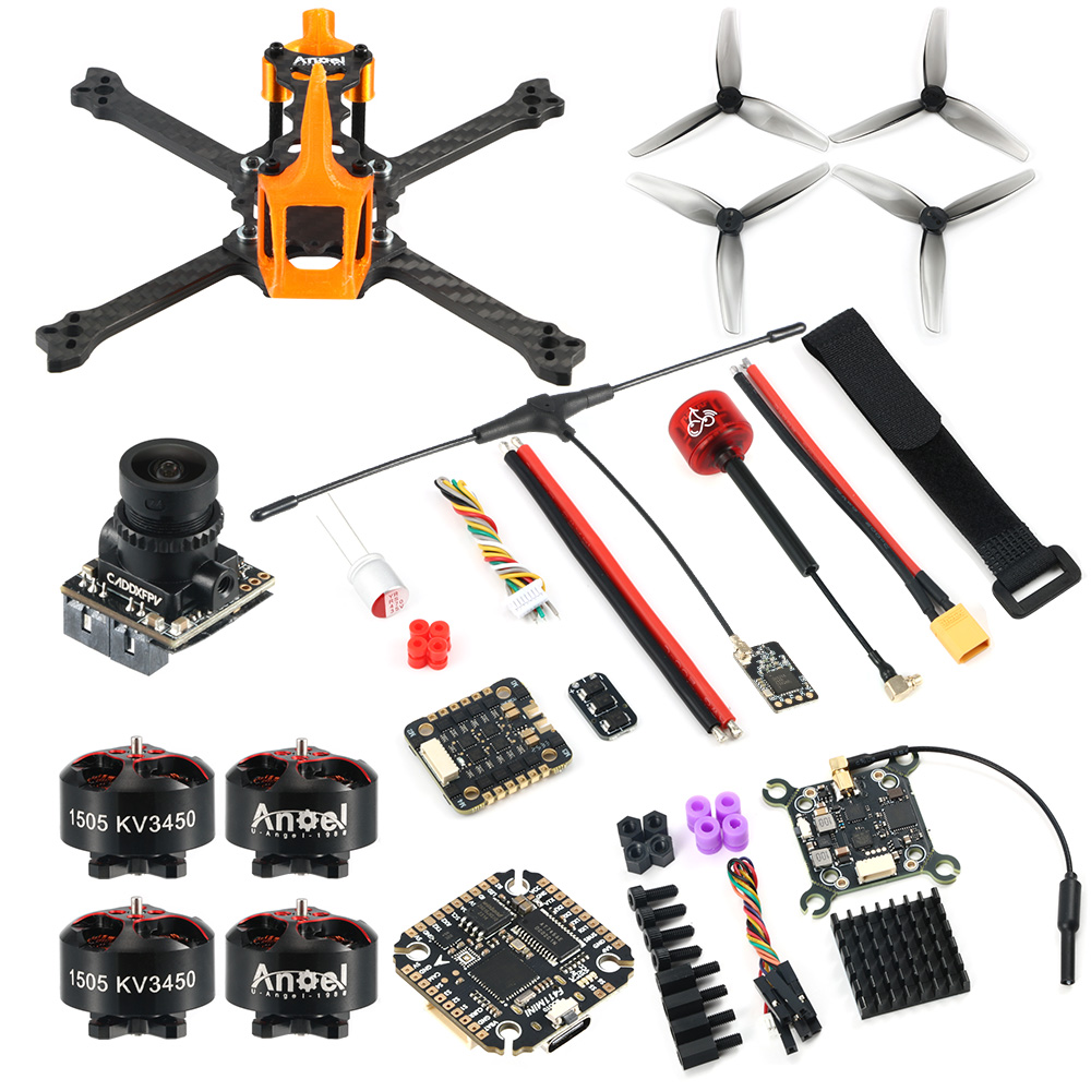 طقم طائرة بدون طيار Angel35 مق - مراجعة Speedybee F405 V4 Bls 55A Stack وسعره